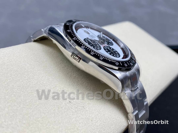 Rolex Cosmograph Daytona 116520 Bamford Paul Newman White Dial Steel 40mm Men's Watch
