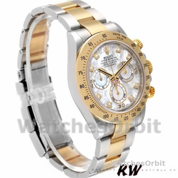 Rolex Cosmograph Daytona 116523 Diamond Mother of Pearl Dial 40mm Mens Replica Watch
