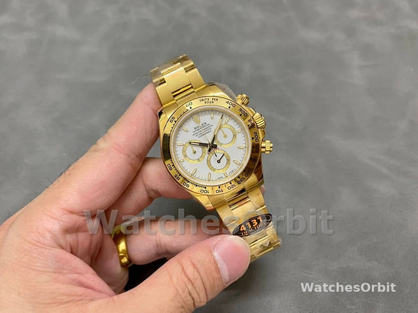 Rolex Cosmograph Daytona 116528 White Index Dial 40MM Mens Replica Watch
