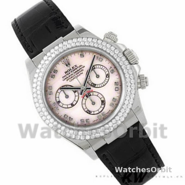 Rolex Cosmograph Daytona 116589 White MOP Arabic Dial 40MM Mens Replica Watch