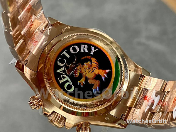 Rolex Cosmograph Daytona 126505 0003 Oyster Bracelet Rose Champagne Dial 40mm Mens Replica Watch