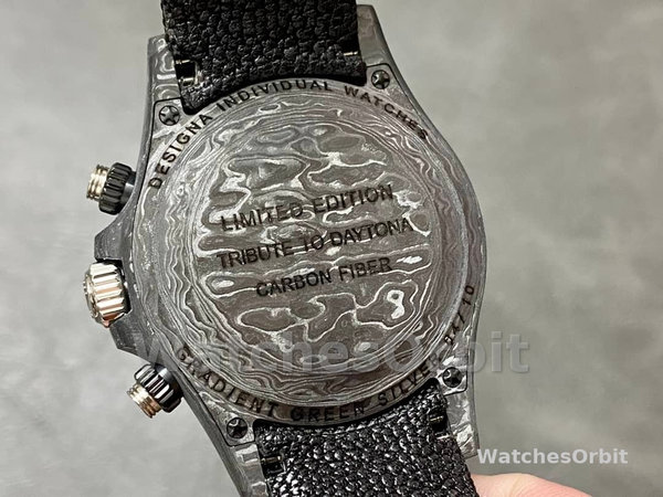 Rolex Cosmograph Daytona DIW Carbon Fiber Green Dial 40mm Men's Watch