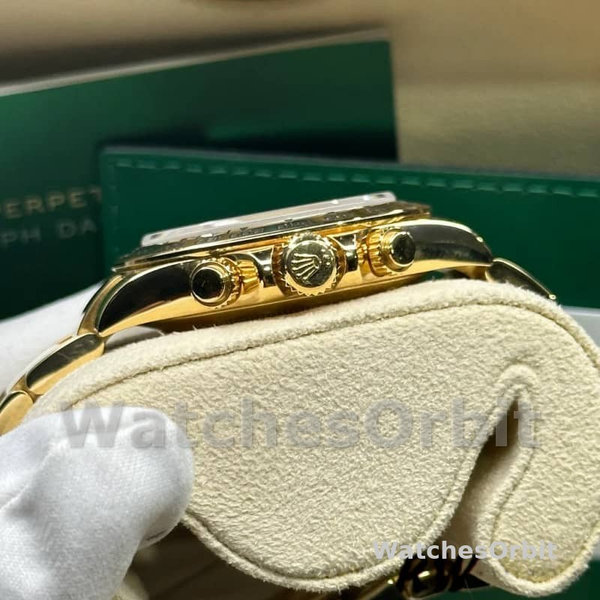 Rolex Daytona 116508 Yellow Gold Green Index Dial 40MM Mens Replica Watch