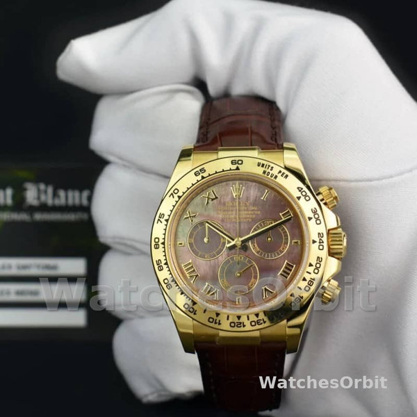 Rolex Daytona 116518 Mother of Pearl Dial 40mm Mens Replica Watch