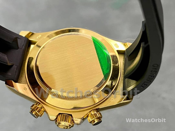 Rolex Daytona 116518LN Rubber Strap MOP Diamond Dial 40mm Mens Replica Watch
