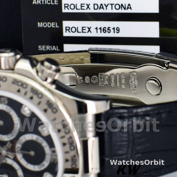 Rolex Daytona 116519 Black Diamonds Dial 40mm Mens Replica Watch