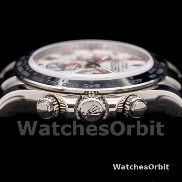 Rolex Daytona 116519 Black Leather strap Meteorite Dial 40mm Mens Replica Watch