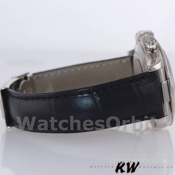 Rolex Daytona 116519 Black Racing Dial Leather strap 40mm Mens Replica Watch