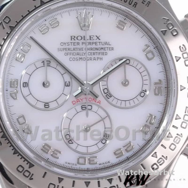 Rolex Daytona 116519 Mother of Pearl Arabic Dial 40mm Mens Replica Watch