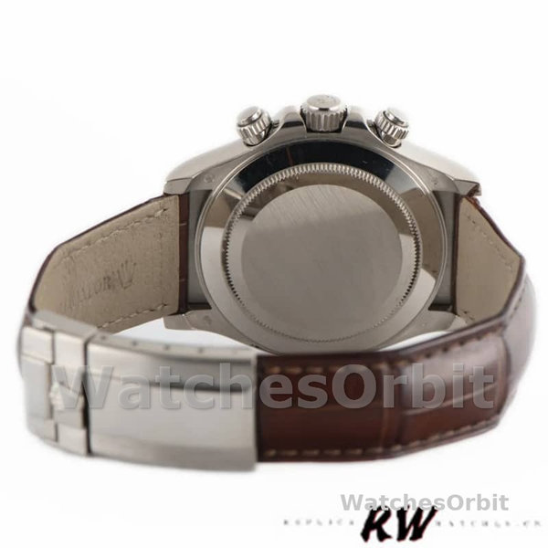 Rolex Daytona 116519 White Gold Grey Dial 40mm Mens Replica Watch