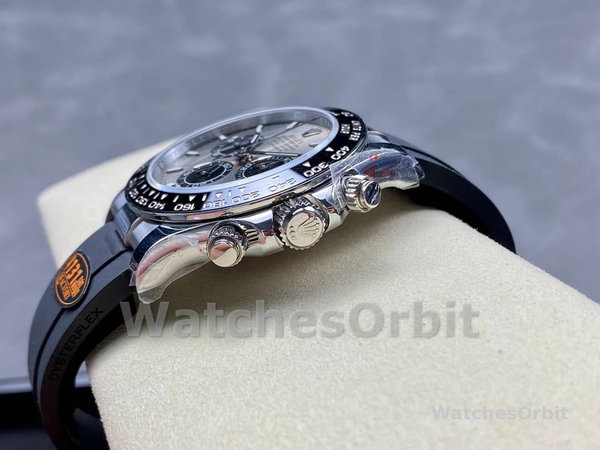 Rolex Daytona 116519 White Gold Grey Dial 40mm Mens Replica Watch