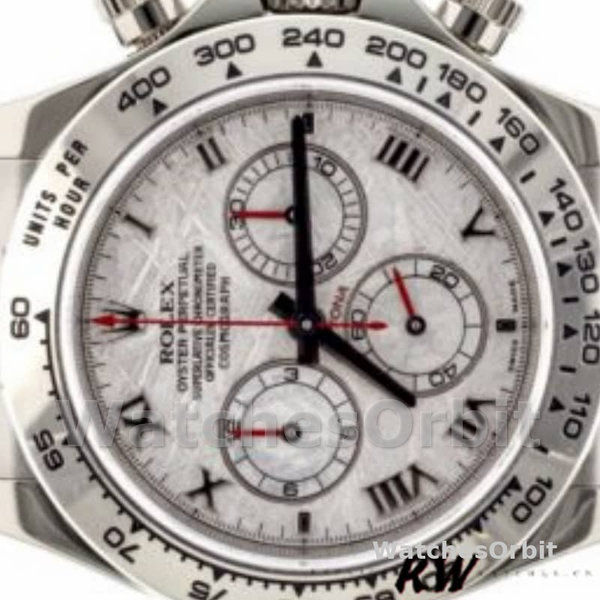 Rolex Daytona 116519MT Meteorite Dial RubberB Strap 40mm Mens Replica Watch