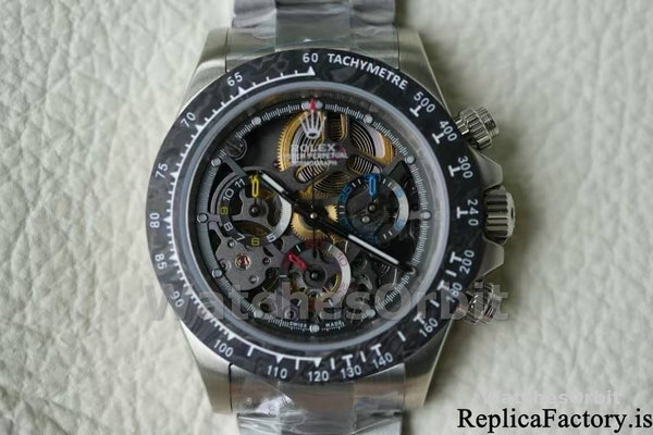 Rolex Daytona 116520 ADG Skeleton Dial Steel Bracelet Steel Case Replica Watch