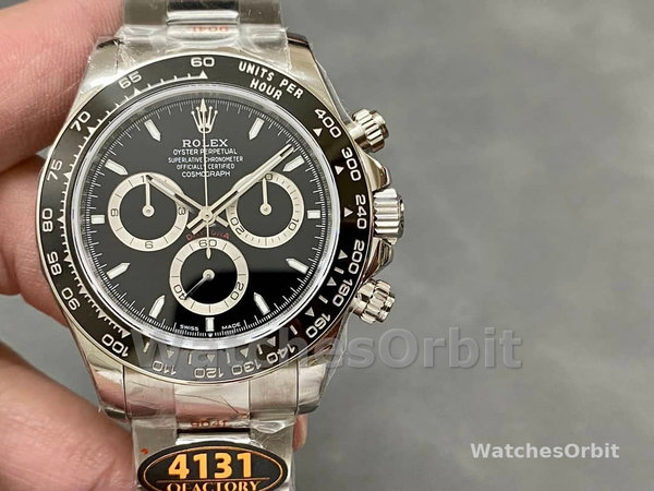 Rolex Daytona 116520 Stainless Steel Case Black Dial 40MM Mens Replica Watch