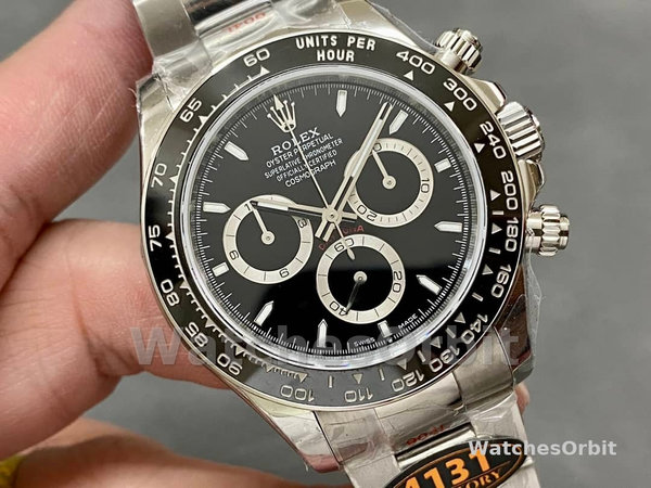 Rolex Daytona 116520 Stainless Steel Case Black Dial 40MM Mens Replica Watch
