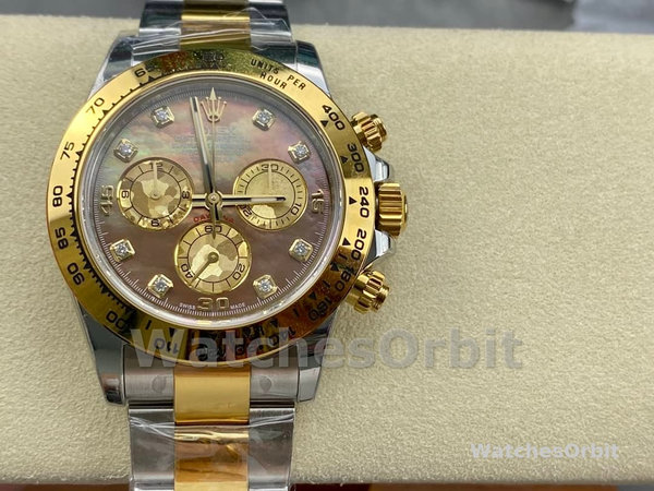 Rolex Daytona 116523 Dark MOP Black Dial 40mm Mens Replica Watch