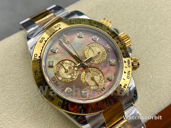 Rolex Daytona 116523 Dark MOP Black Dial 40mm Mens Replica Watch