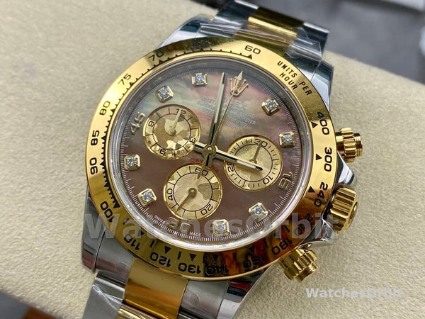 Rolex Daytona 116523 Dark MOP Black Dial 40mm Mens Replica Watch