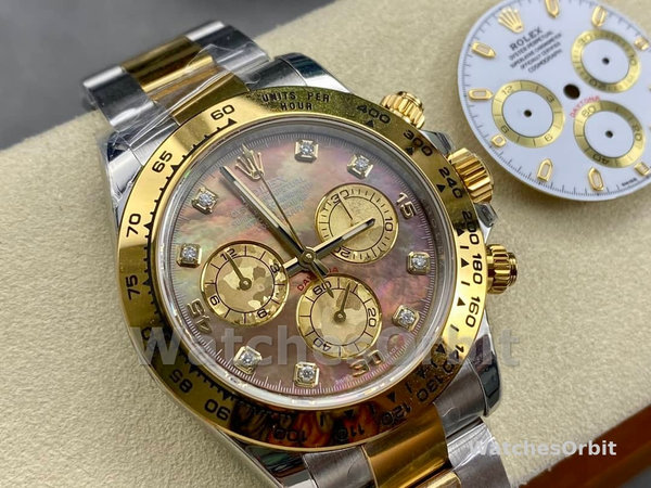 Rolex Daytona 116523 Dark MOP Black Dial 40mm Mens Replica Watch