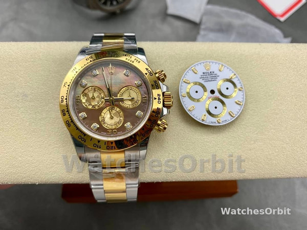 Rolex Daytona 116523 Dark MOP Black Dial 40mm Mens Replica Watch