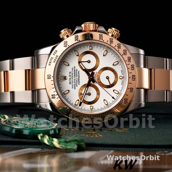 Rolex Daytona 116523 Stainless steel White Dial 40mm Mens Replica Watch
