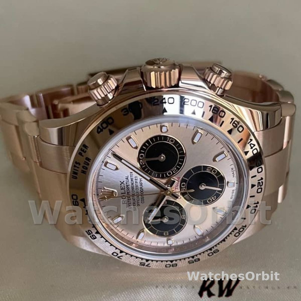 Rolex Daytona 126505 Everose Gold Sundust Panda Dial 40MM Mens Replica Watch