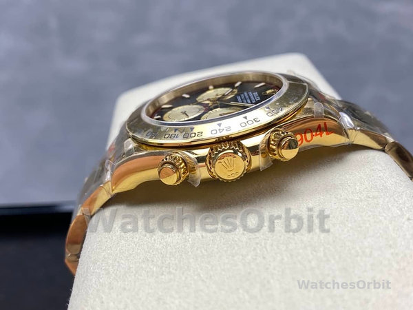 Rolex Daytona 126508 0002 Two Tone Black Dial Replica Watch
