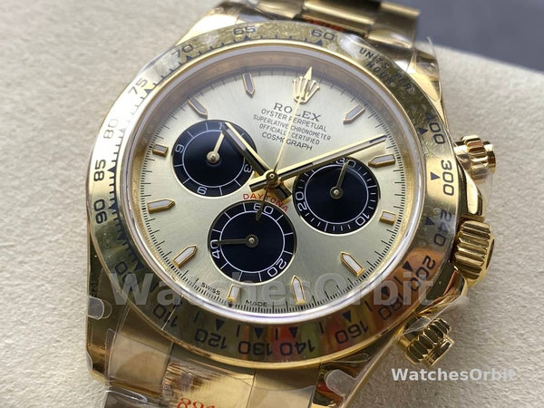 Rolex Daytona 126508 0006 Yellow Gold on Bracelet 1:1 Replica Watch