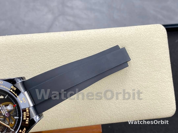 Rolex Daytona Blaken Black 1:1 Mirror Skeleton Dial 40mm Men's Watch