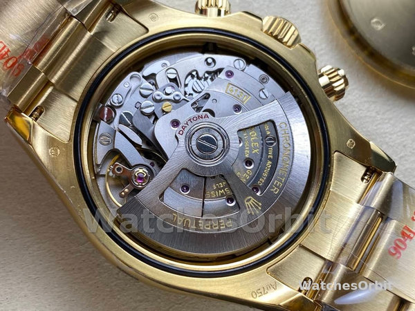 Rolex Daytona Cosmograph 126508 0003 Yellow Gold Black Dial Replica Watch