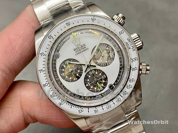 Rolex Daytona Cosmograph Artisans De Geneve Edition White Dial Men's Watch
