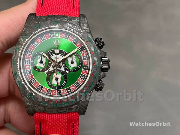 Rolex Daytona Diw Black Carbon Lucky Player (casino) 40mm Oyster