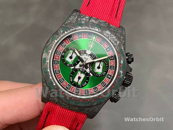 Rolex Daytona Diw Black Carbon Lucky Player (casino) 40mm Oyster