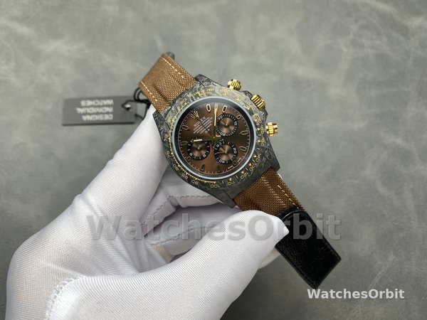 Rolex Daytona DiW Black Gold Customised  NTPT Carbon Fiber 40mm