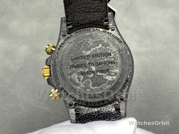 Rolex Daytona DiW Black Gold Customised  NTPT Carbon Fiber 40mm