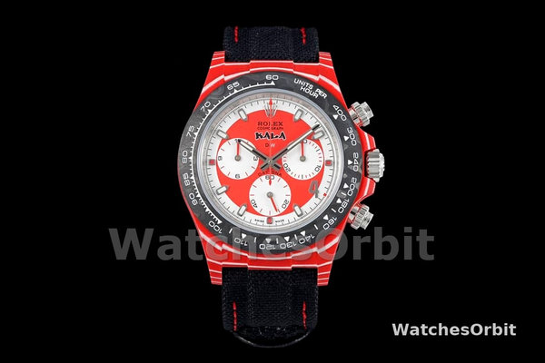 Rolex Daytona Diw x Kakha Kaladze Customised Oyster Red Quartz Carbon Fiber 40mm