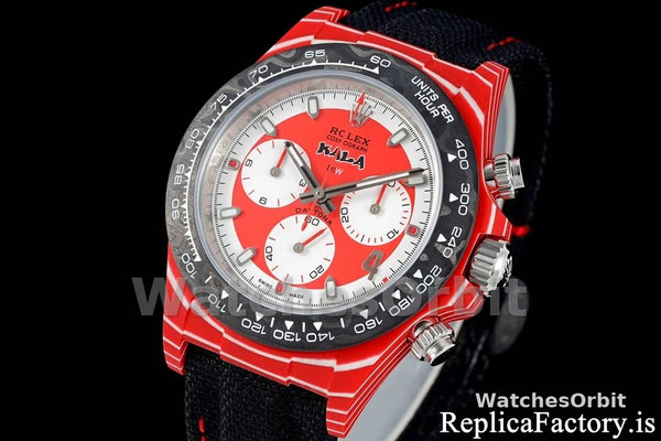 Rolex Daytona Diw x Kakha Kaladze Customised Oyster Red Quartz Carbon Fiber 40mm