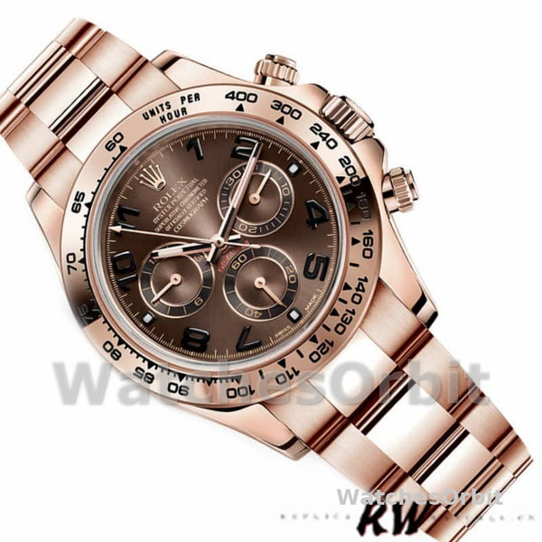 Rolex Daytona m116505 Everose Gold Brown Dial 40MM Mens Replica Watch