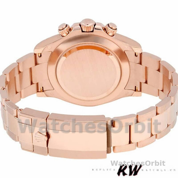 Rolex Daytona m116505 Everose Gold Brown Dial 40MM Mens Replica Watch