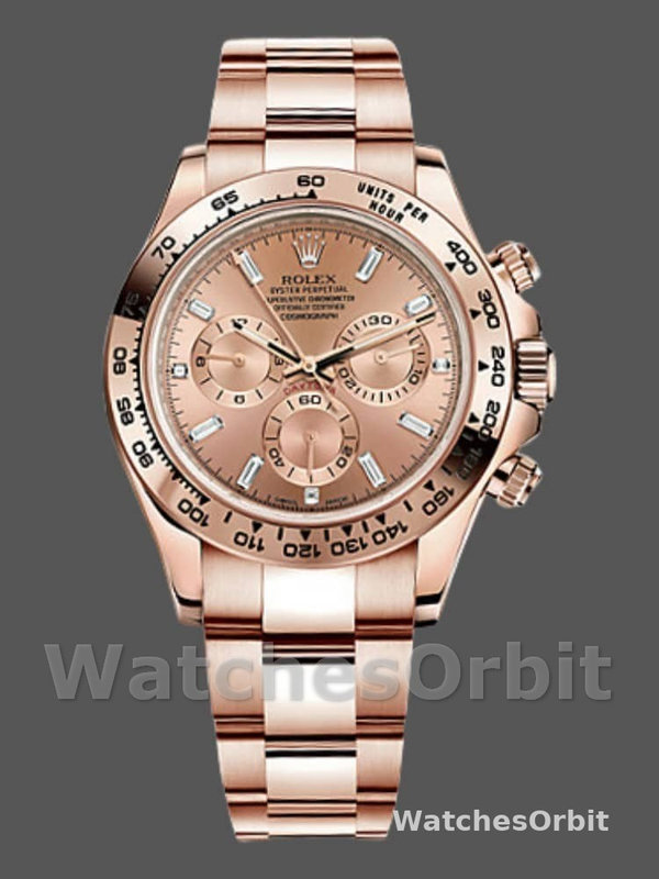 Rolex Daytona m116505 Everose Gold Sundust Pink Dial 40MM Mens Replica Watch