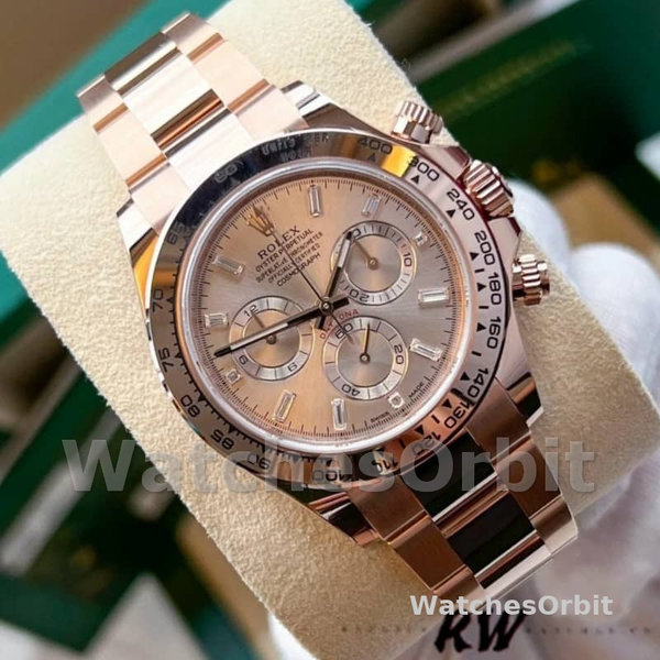 Rolex Daytona m116505 Everose Gold Sundust Pink Dial 40MM Mens Replica Watch