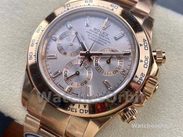 Rolex Daytona m116505 Everose Gold Sundust Pink Dial 40MM Mens Replica Watch