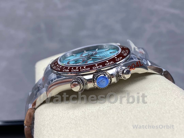 Rolex Platinum Cosmograph Daytona Ice Blue Index Dial Oyster Bracelet 126506 0001