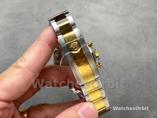 Rolex Two Tone Daytona 126503 White Dial Replica Watch