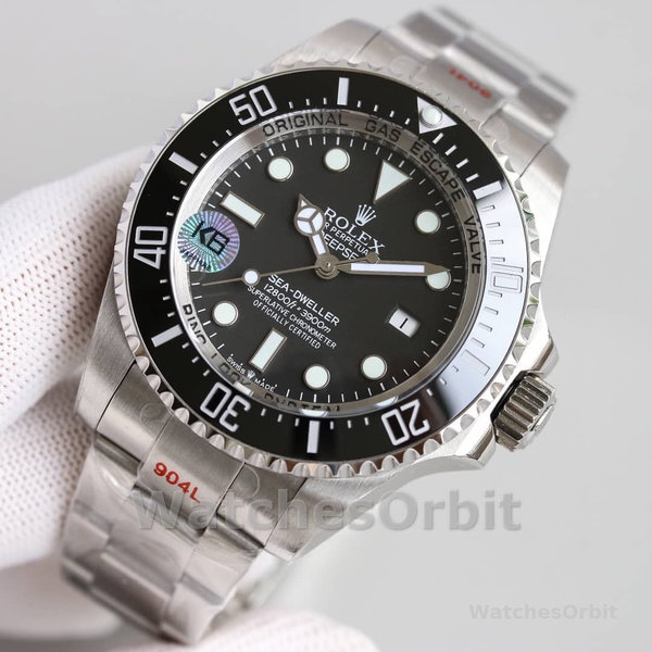 Rolex Deepsea 126660 Black Dial Oyster Steel 44mm Mens replica watch