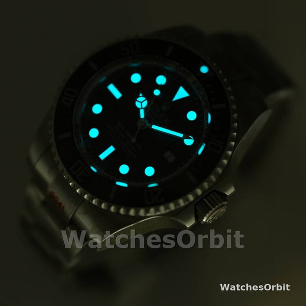 Rolex Deepsea 126660 Black Dial Oyster Steel 44mm Mens replica watch