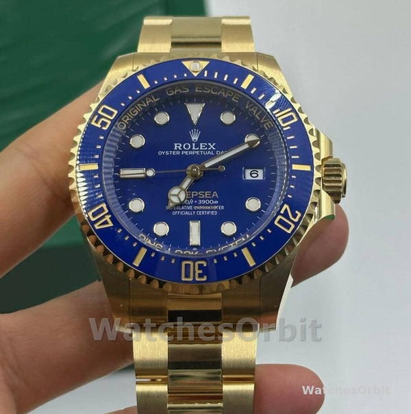 Rolex New 2024 Release Deepsea Gold Blue Dial 136668LB