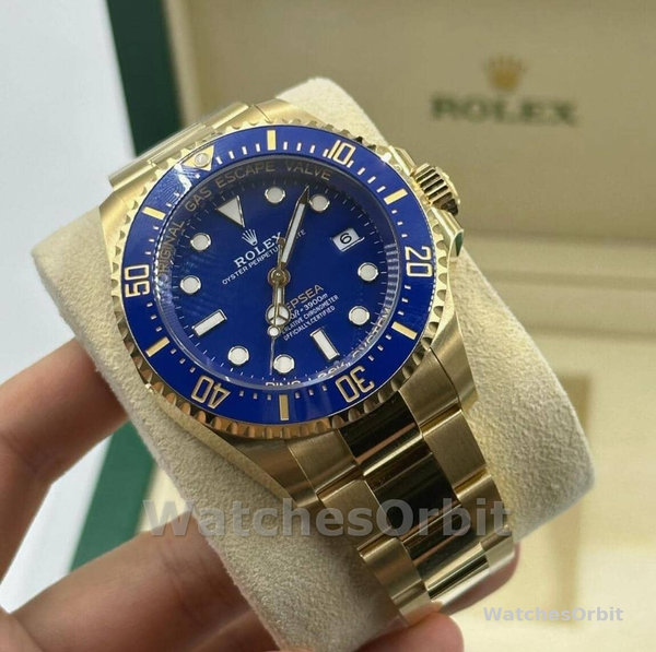 Rolex New 2024 Release Deepsea Gold Blue Dial 136668LB