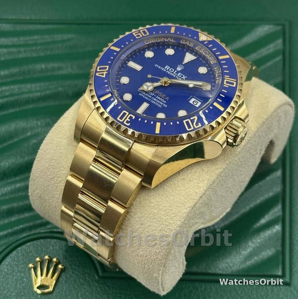 Rolex New 2024 Release Deepsea Gold Blue Dial 136668LB