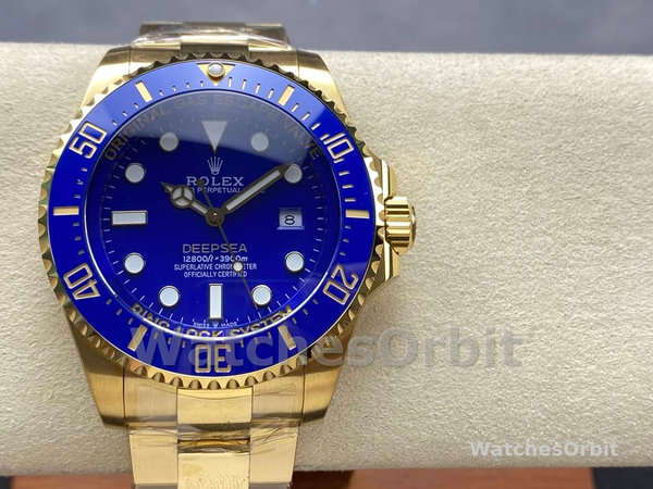 Rolex New 2024 Release Deepsea Gold Blue Dial 136668LB
